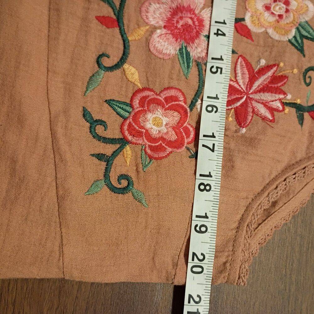 Savanna Jane embroidered tank top large - Picture 5 of 6